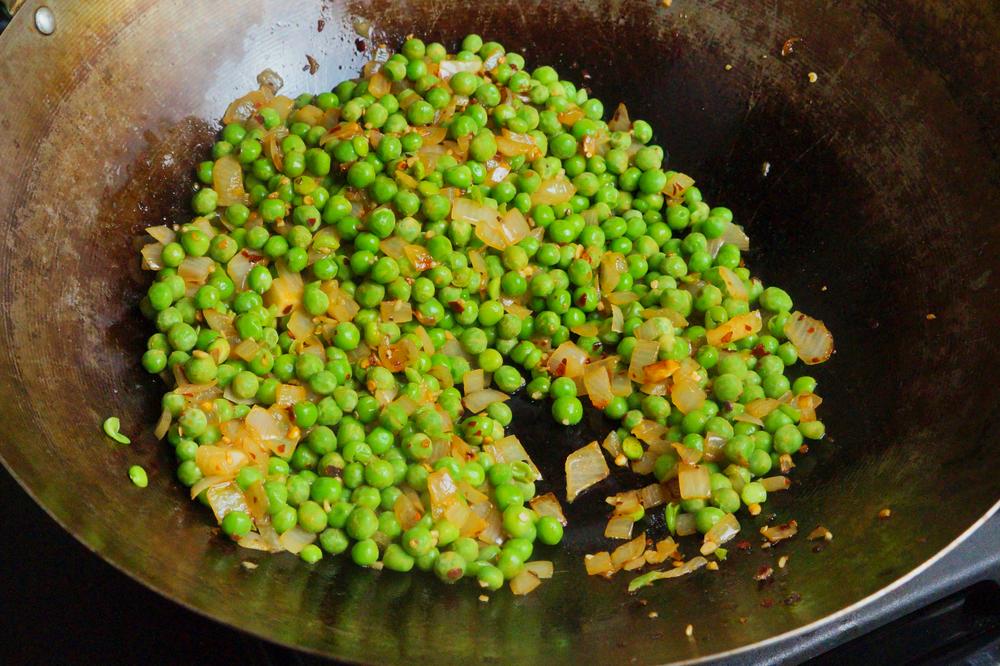 frying peas