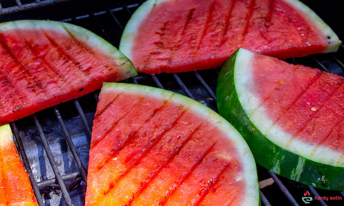 Grilled watermelon