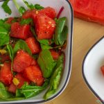 Grilled Watermelon and Honey Lime Salad